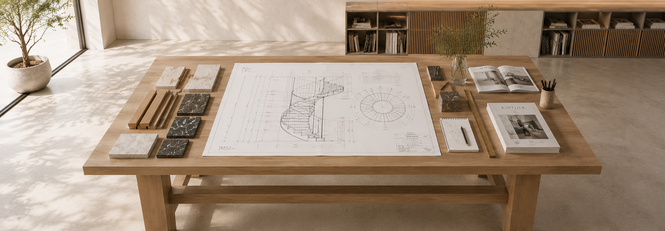 Bespoke architectural staircase