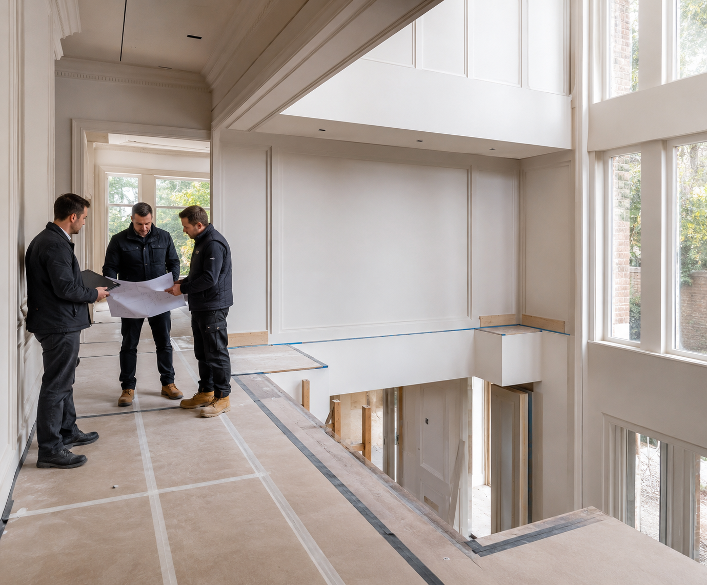 Staircase installation